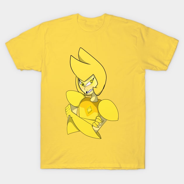 Yellow Diamond T-Shirt by Shrew_Boi